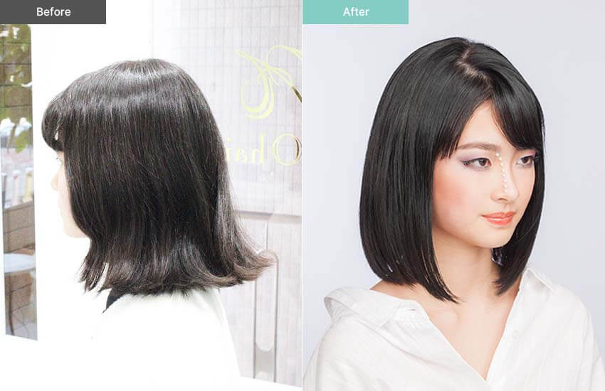 LUSTRE CURL　ビフォーアフター05